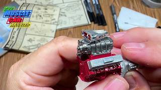 Jo-Han 1970 AMC Javelin Funny Car Restoration Project Assembling the engine and details