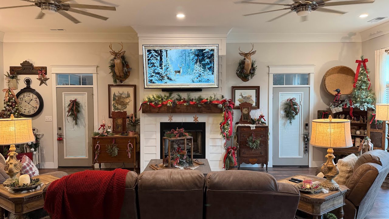 Экскурсия по домам в деревенском стиле на Рождество