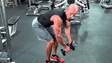 Standing Rear Delt Dumbbell Raise