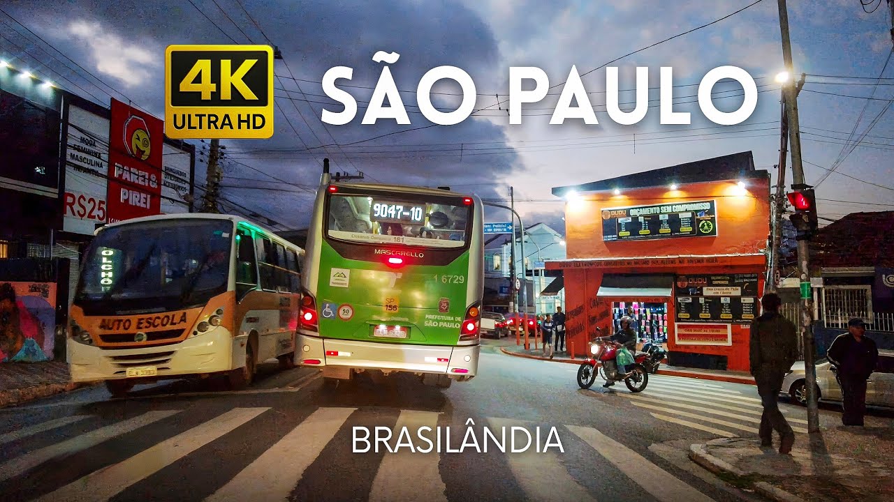 🇧🇷 Jardim Tiro ao Pombo até a Vila Serralheiro na Brasilândia • São Paulo 4K