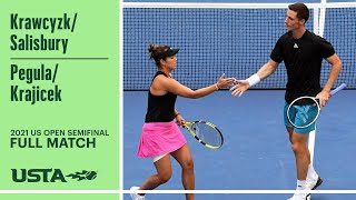 Krawcyzk/Salisbury vs Pegula/Krajicek Full Match | 2021 US Open Semifinal