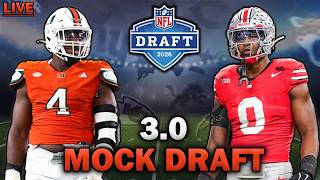 NEW NFL Mock Draft | v3.0! (LIVE)