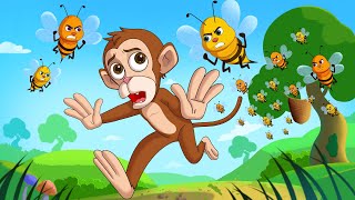 Bandar Mama - Fun For Kids TV Hindi Rhymes #funforkidstvhindi #bandarmama
