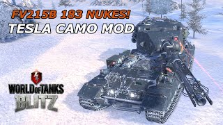 Fv215b 183 NUKES! (Tesla Camo) Blitz!