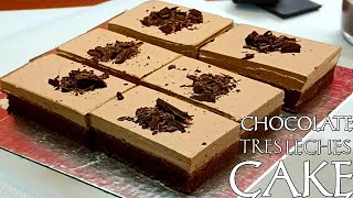 Chocolate Tres Leches Cake| Ultimate Moist Tres Leches Cake| Best Cake Recipe