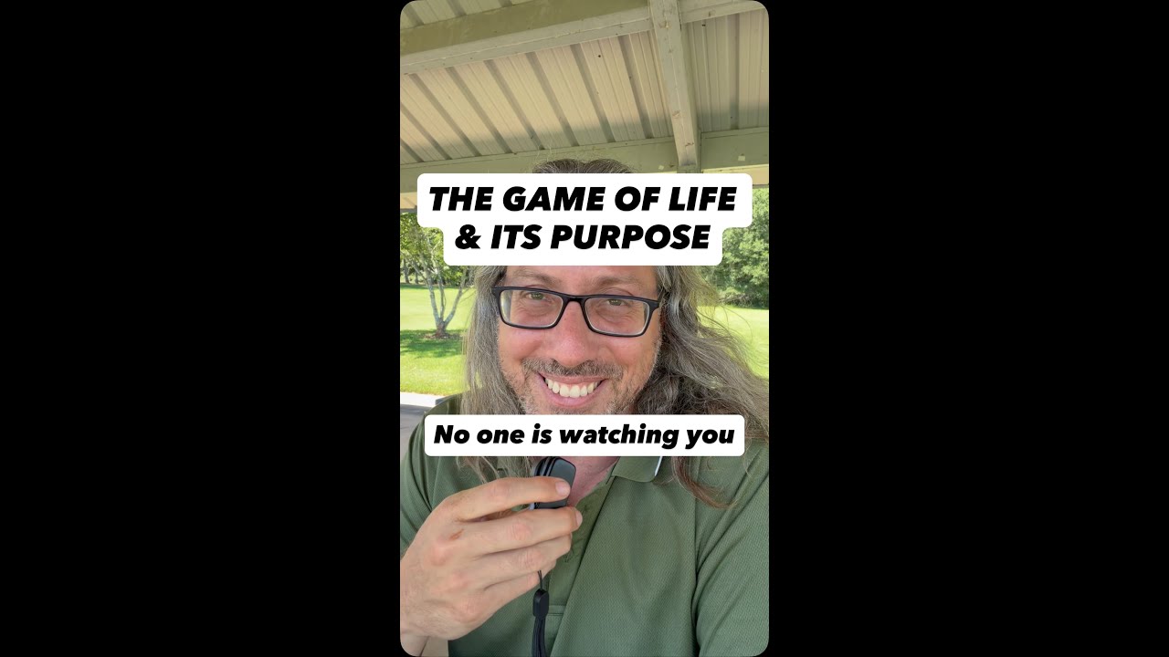 Most people carry purpose like a weight, like someone up there is grading them for being off their