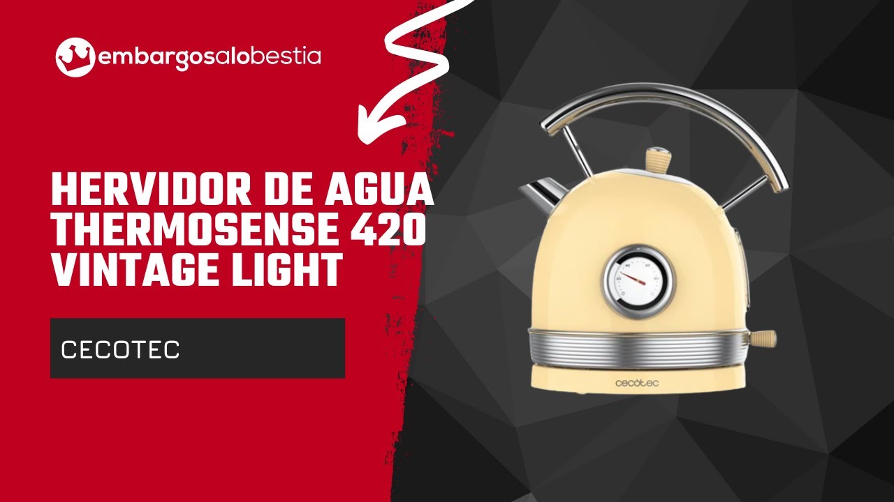 Hervidor agua Cecotec Thermosense 420 Light Green