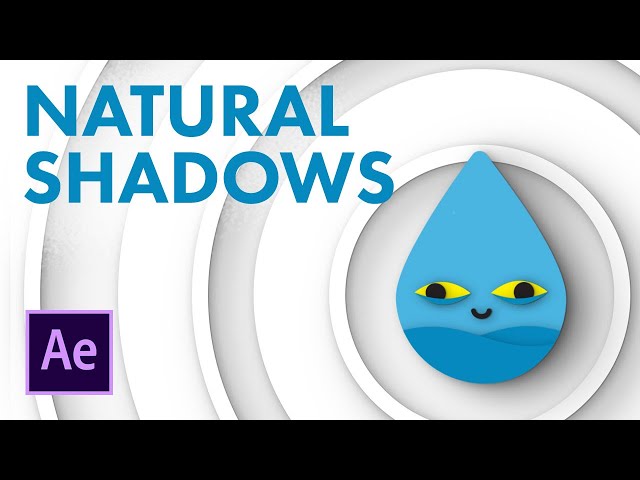 natural shadows in after effects animation tutorial