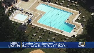 Speaker playing gunfire audio causes shooting scare at Bel Air pool