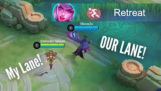 When Your Teammate Decides That Mid Lane Is OUR Lane! | Yve Mobile Legends Shinmen