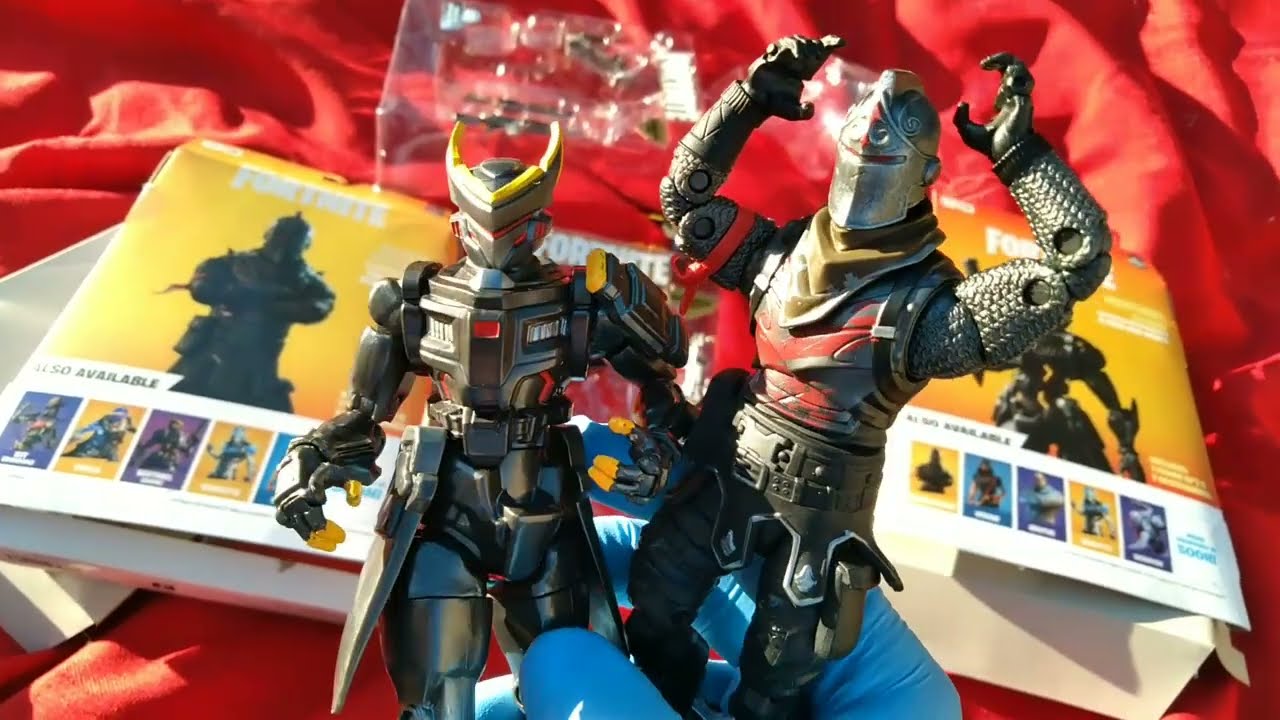 Fortnite Fridays! Black Knight + Dark Sentinel! Legendary Series Figures by Jazwares!