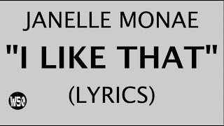 Janelle Monae - I Like That (Lyrics / Lyric Video) | ( WSOBeats.com)