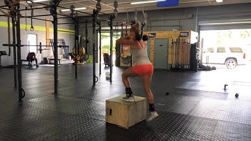 Dumbbell Front Rack Reverse Lunge Into Box-Step Up