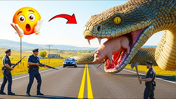Animals Rescue: Courageous Rescue Team Fights Giant Python to Save Innocent Pig 🐍