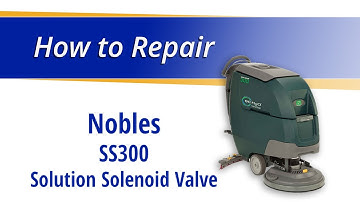 How to Replace the Solution Solenoid Valve on the Nobles SS300