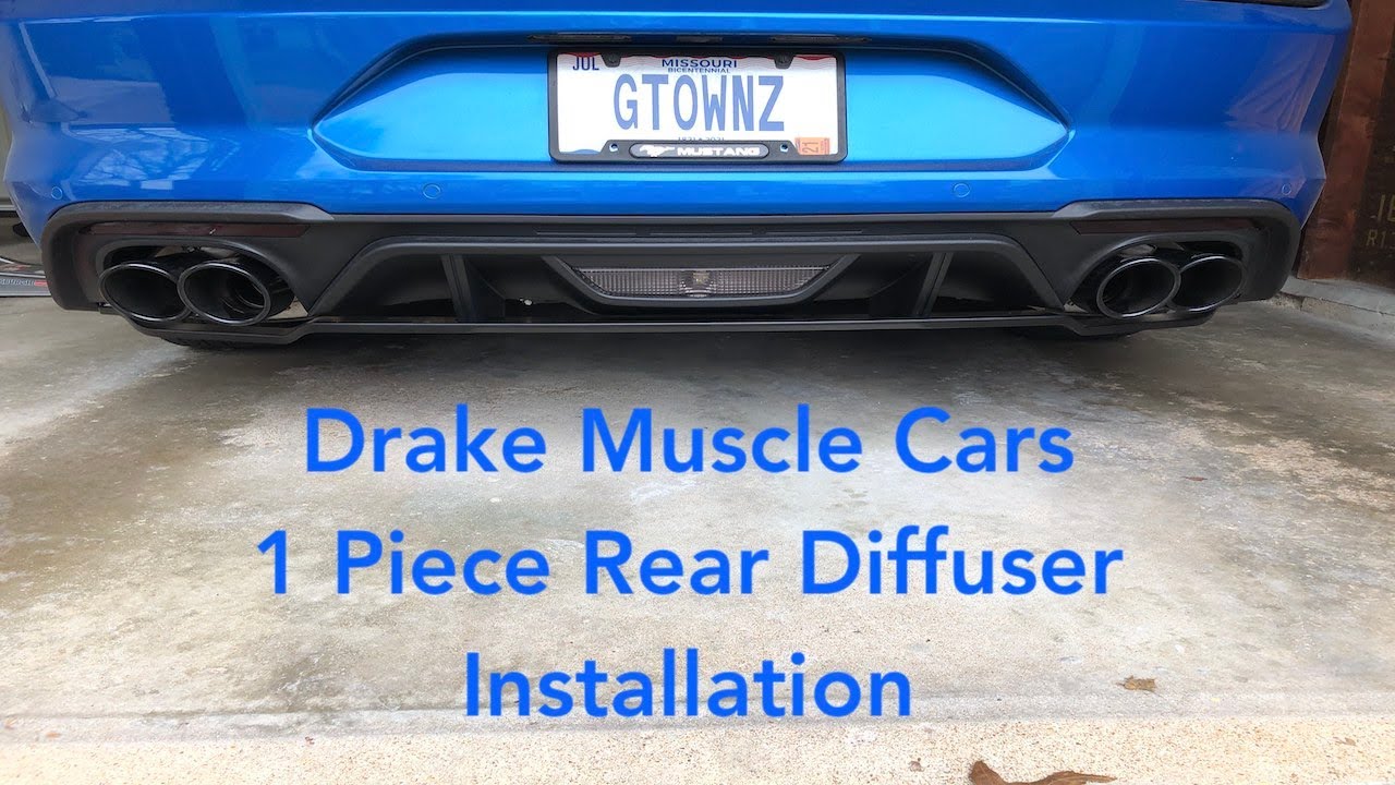 Drake Muscle Car Rear Valence Install on my 2019 Mustang GT