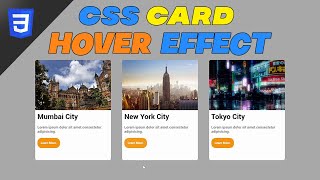 Creating Image Hover CSS Card || Card Design HTML & CSS