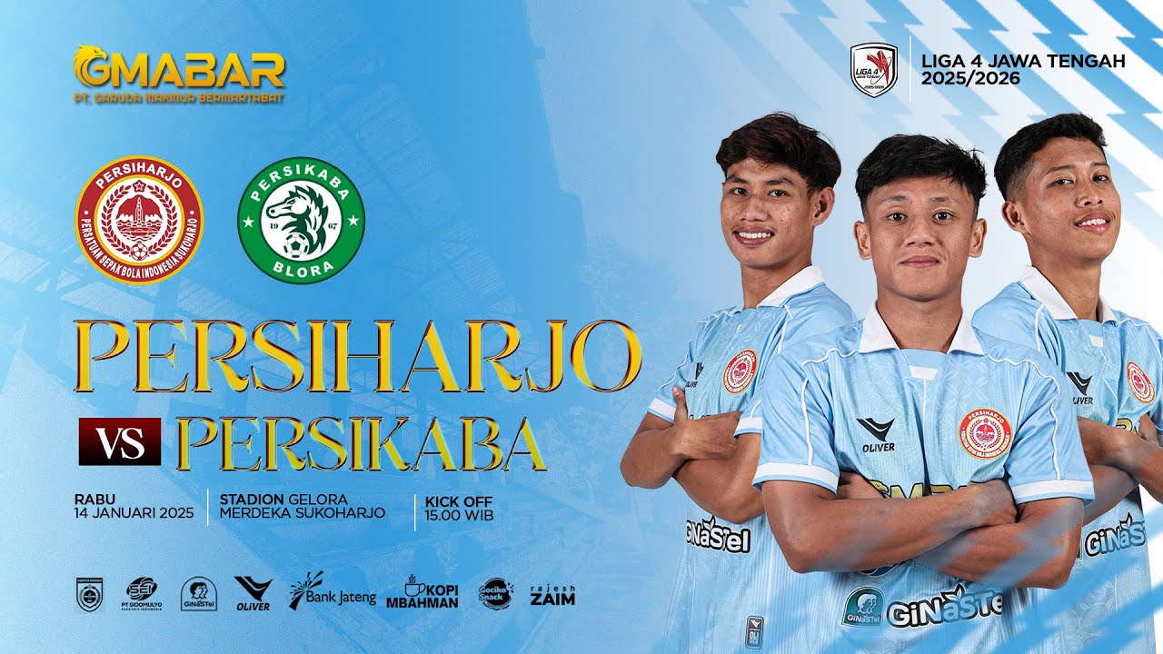 LIVE PERSIHARJO VS PERSIKABA || LIGA 4 JAWA TENGAH 2025/2026
