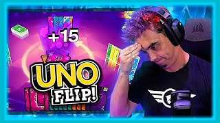 ALGUIEN SE COMIO +15 🤣 Uno Flip, Sin cortes