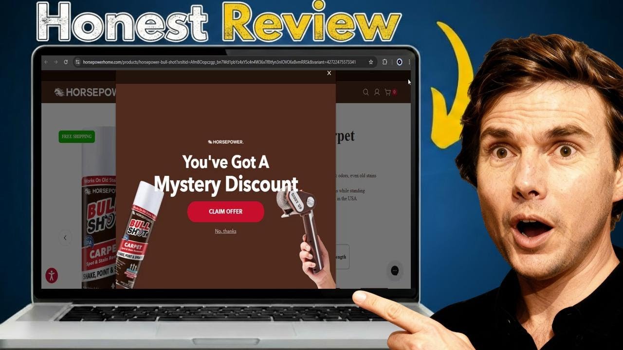 Обзор очистителя ковров Horsepower Bull Shot 2025: законность продукта или мошенничество?