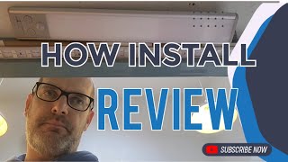 Install, Use and Review of cheap under cabinet lighting; Gritin LED