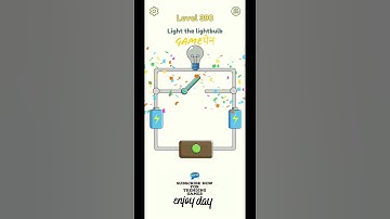 DOP2🔎💡🧐DeleteOnePart2 LIGHT THE LIGHTBULB 3️⃣9️⃣0️⃣✅ #androidgames #SHORTS #PUZZLE #QUIZ #Gameपेन