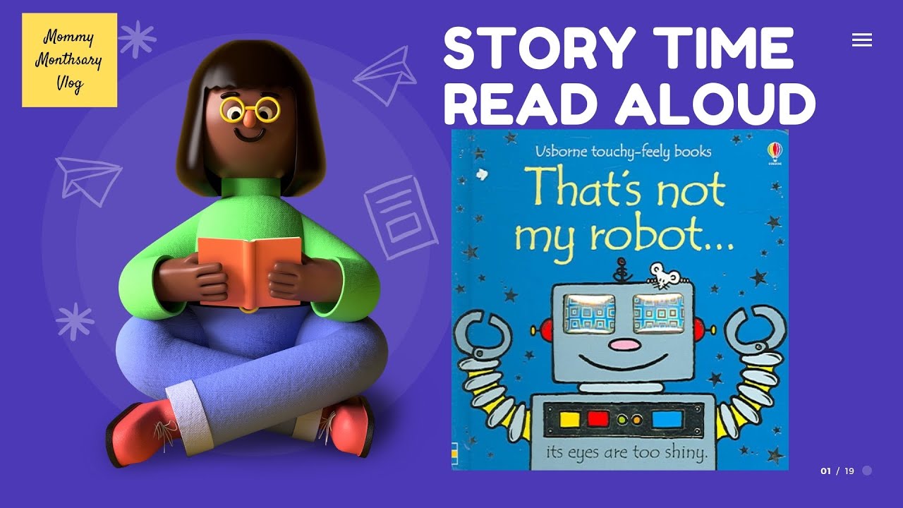 Bedtime story for kids | Read aloud | That's not my robot by Fiona Watt