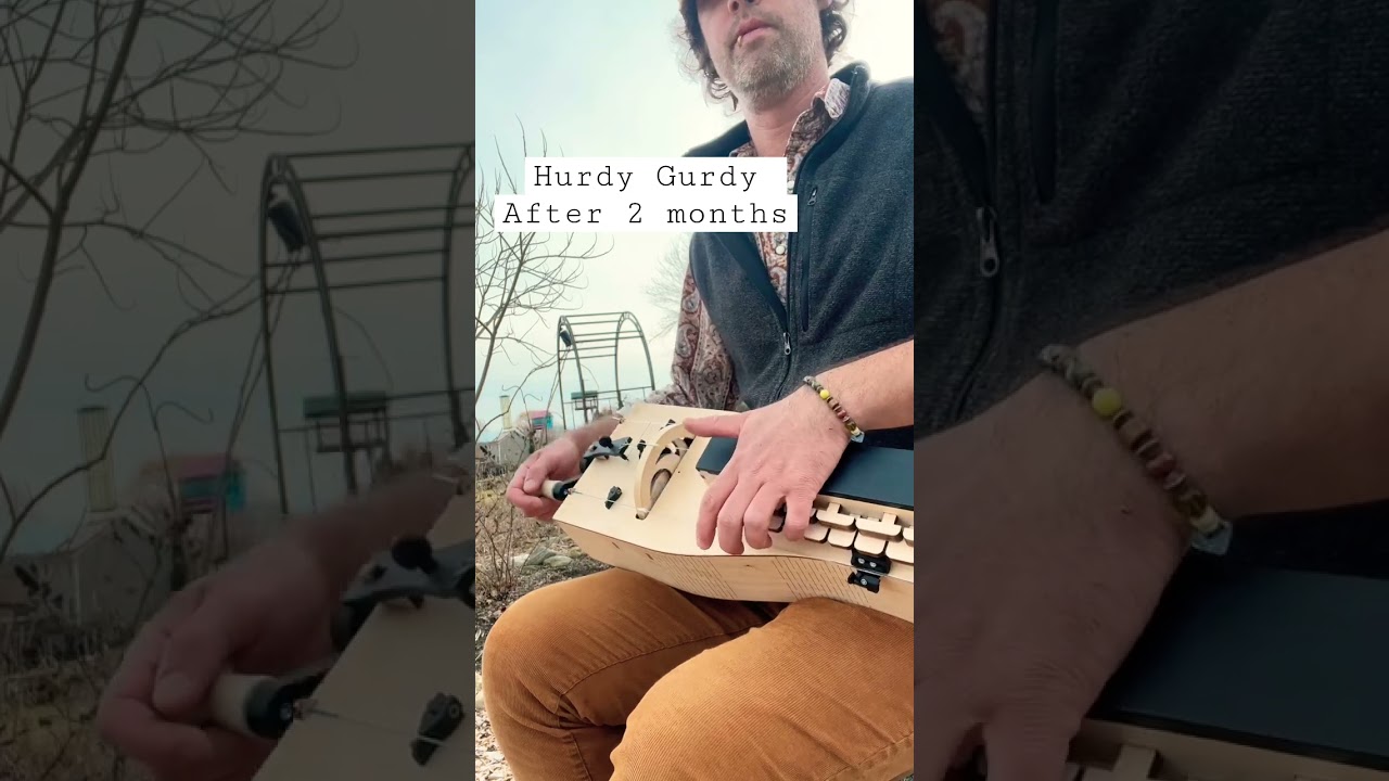 Hurdy Gurdy Month 2! #hurdygurdy #ancient #adventure #shorts