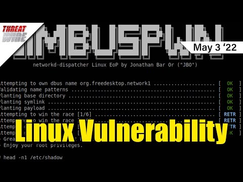 Linux Vulnerability Could Lead To Privilege Escalation - ThreatWire