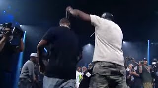 Jadakiss violates Juelz Santana (throws bandana!)