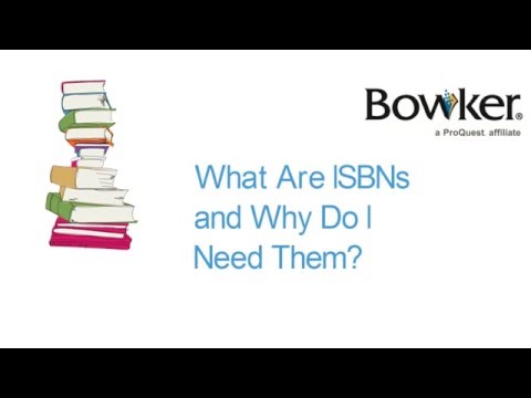 ISBNs: What they are and why you need them
