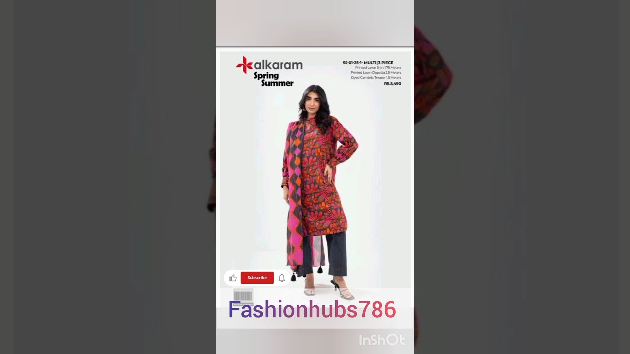 ALKARAM STUDIO SUMMER LUXURY LAWN Unstitched COLLECTION 2025||Fashionhubs786