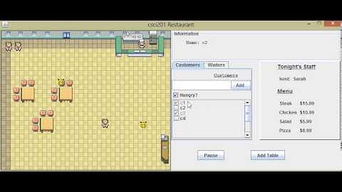 Restaurant Simulation