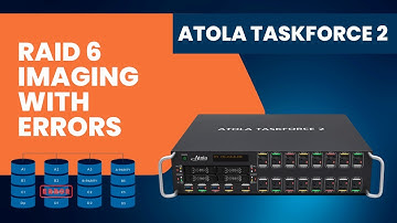 Imaging RAID 6 with errors in Atola TaskForce 2