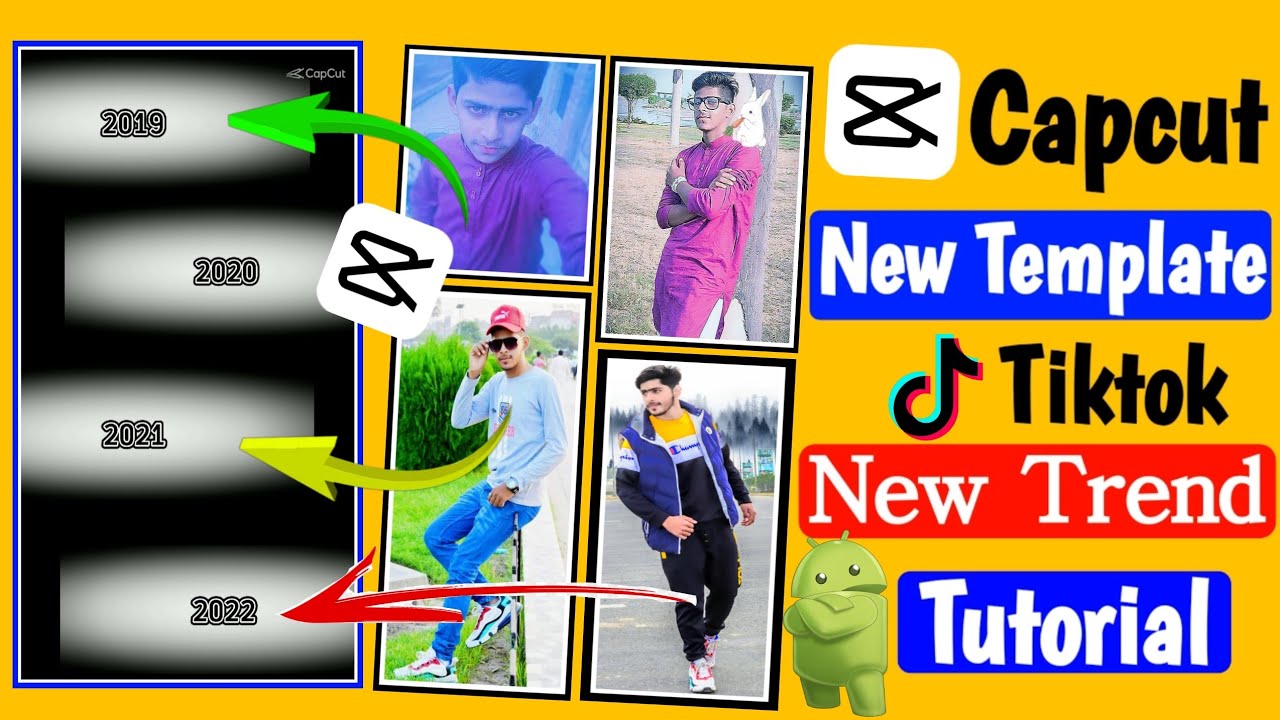Capcut New Template | 4 Year's Photos Tiktok Trending Video Tutorial ...