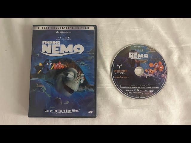 Opening to Finding Nemo 2003 DVD (Disc 1, Widescreen) (22nd