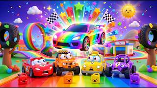 ⛽ Funny Car Fuel Match Game! Learn Colors with Cute Cars | Kids Animation screenshot 3
