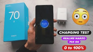 Realme Narzo 70x 5G Battery Charging Test 0 To 100% With 45W charger - Heating?