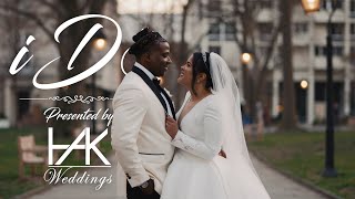 Ashley & Jerome's Romantic Wedding at Union Trust NJ | HAK Weddings 💍❤️