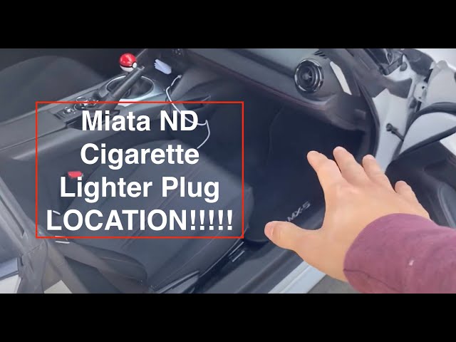 mx5 nd cigarette lighter Where is Miata ND Cigarette Lighter Plug or Charger Socket MX5