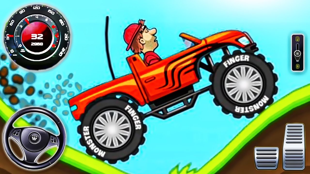 Hill Climb Racing - Gameplay Walkthrough - (iOS, Android)