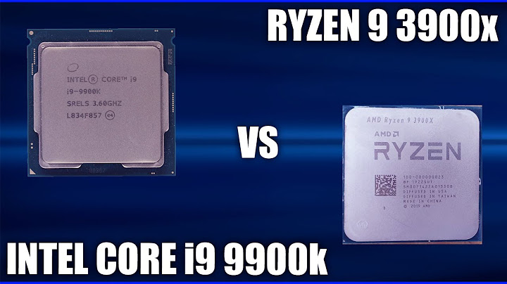 So sánh ryzen 9 3900x vs i9 9900k năm 2024