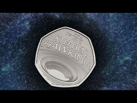 Royal Mint unveils new 50p 'black hole' coin in honour of Stephen Hawking's work