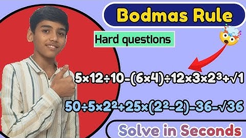 BODMAS Rule Full explanation 🔥 | Hard Questions | Simplification tricks | Maths Tricks