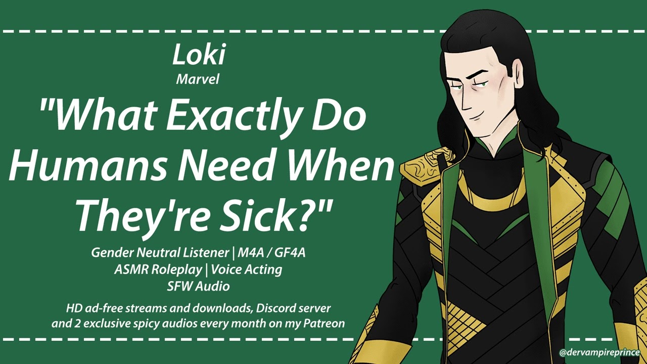 ASMR | Marvel - Loki Tries To Help You When You're Sick [M4A] [Sick listener comfort] [Romantic]