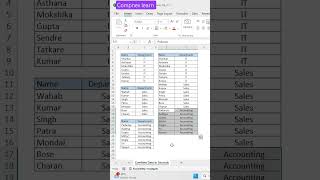 Excel VSTACK Function | Multiple Tables Combine in Seconds #excel #shorts