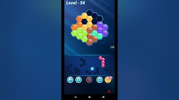 BLOCK HEXA PUZZLE LEVEL 54 ANSWERS VARIETY A LEVEL PACK