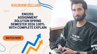 ENG201 ASSIGNMENT SOLUTION SPRING 2026 || ENG201 ASSIGNMENT SOLUTION SPRING 2026