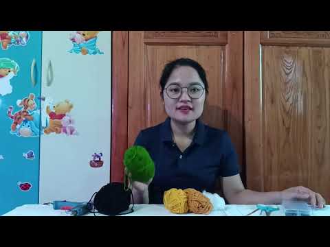 Hướng Dẫn Móc Bông Hoa Hình Con quạ Từ Len