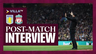 "I am very proud of our supporters and of our work" I POST MATCH | Unai Emery on Liverpool draw